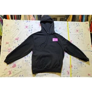 Barbie Dream Car Black Hoodie Sweatshirt Pink Logo Movie Style Pullover L